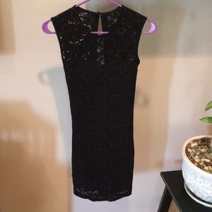 Black lace dress